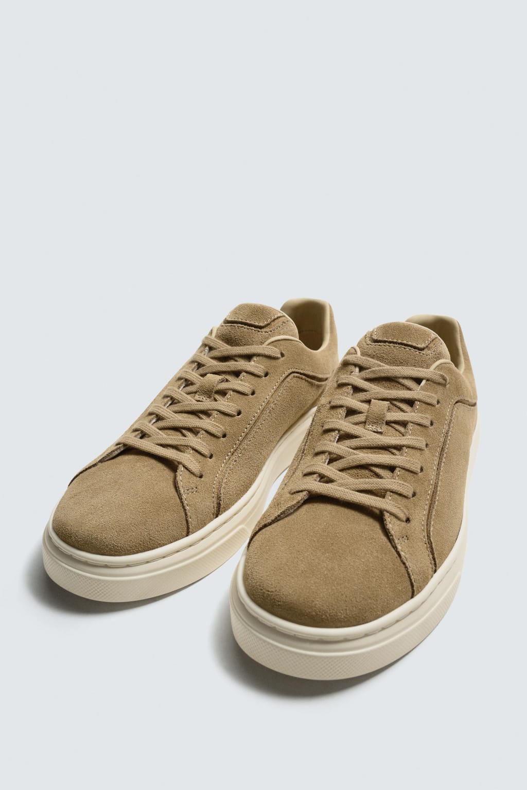 Camel Suede Court Sneaker (12-c)