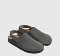 STWD Grey Suede Slingback Clog