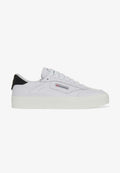 Superga White Leather Court Sneaker (36-c)