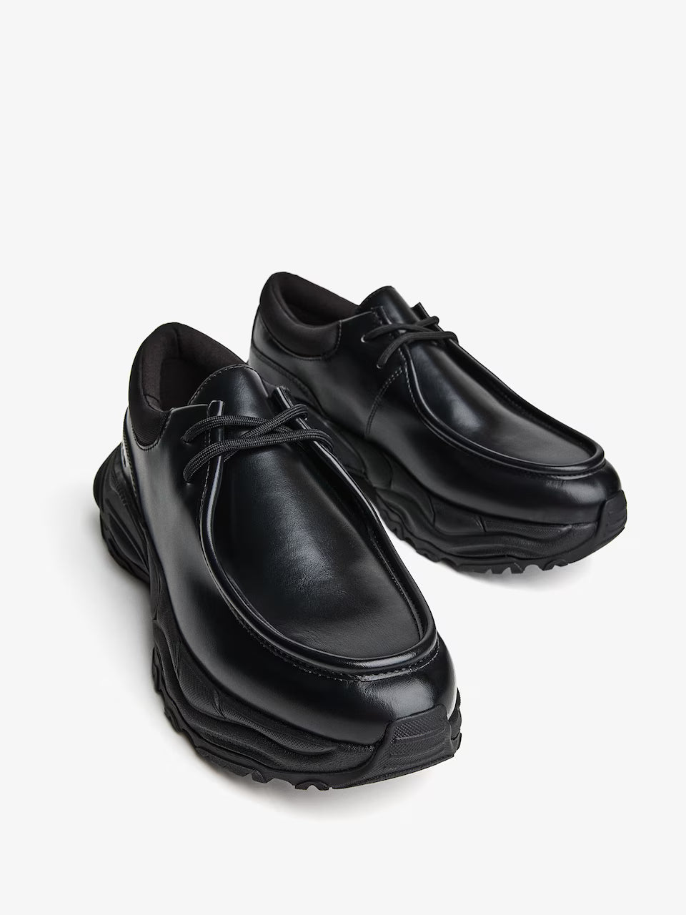 Black Leather sneakers