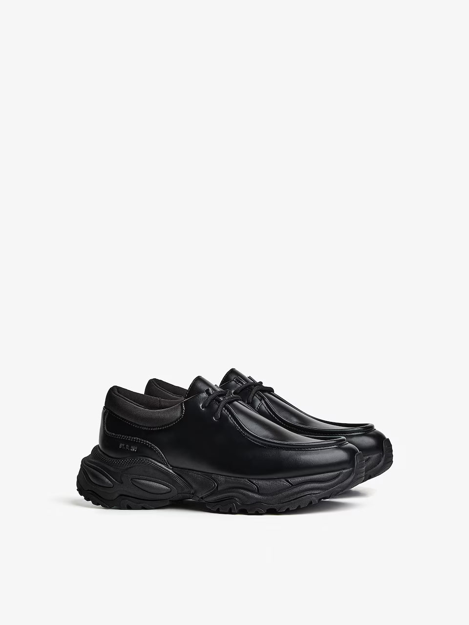 Black Leather sneakers