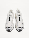 Bershka White & Silver Chunky Sneaker