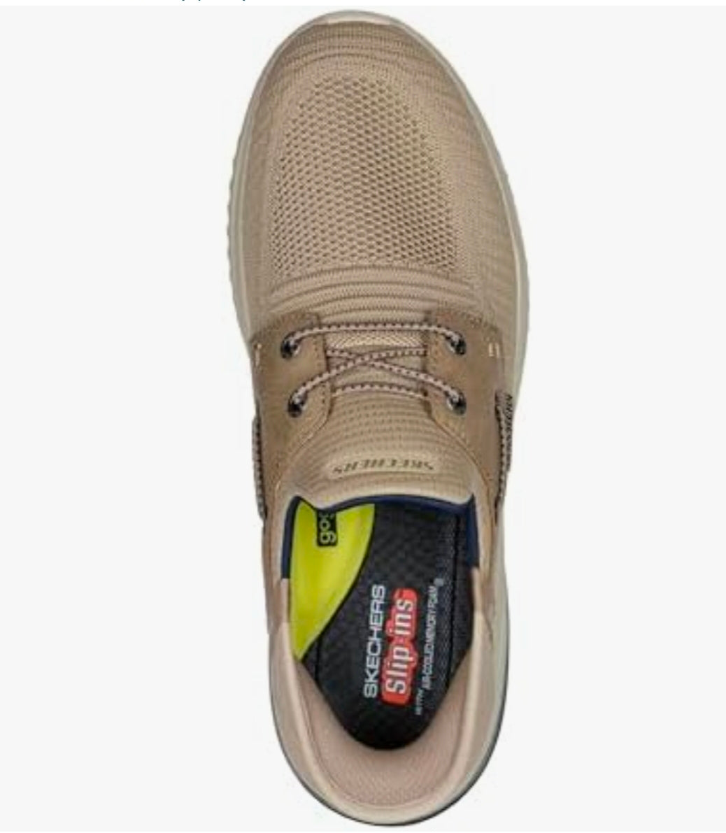 Skechers Taupe Mesh Sneaker       (63-c)