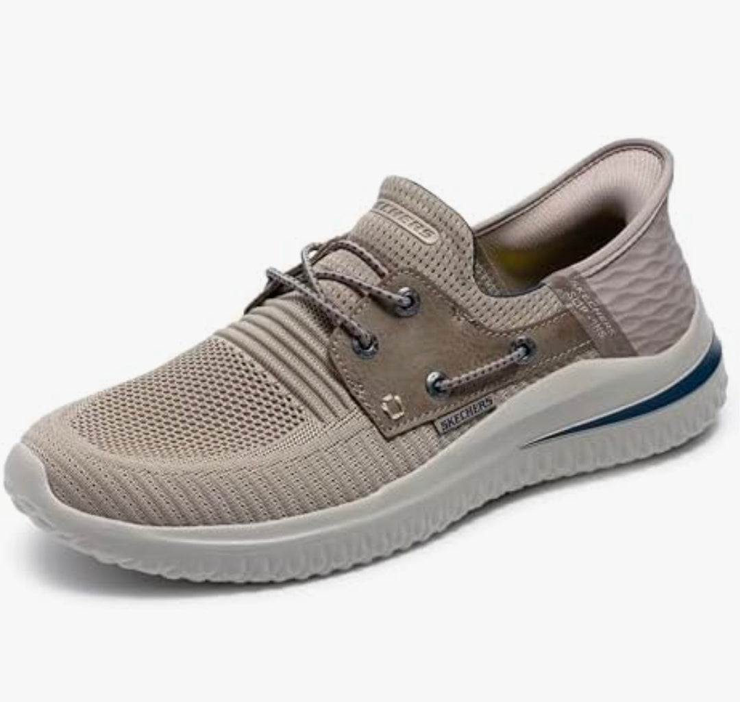 Skechers Taupe Mesh Sneaker       (63-c)