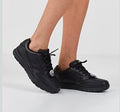 Skechers Black Leather Work Sneaker  (68)