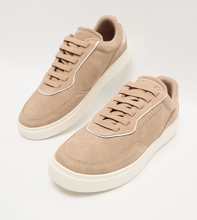 Pink Suede Tommy Hilfiger Sneaker  (79-C)