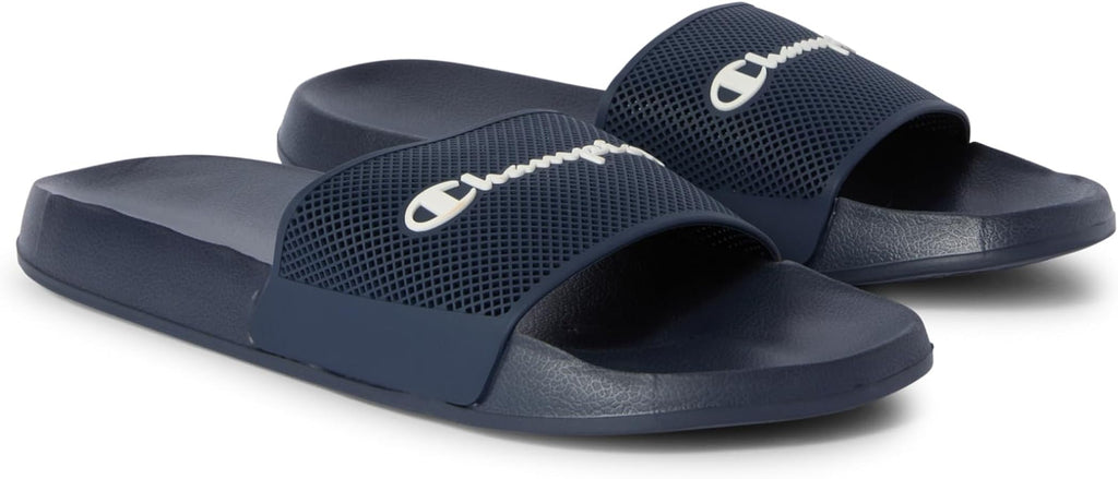 Champion Navy Slides (J)