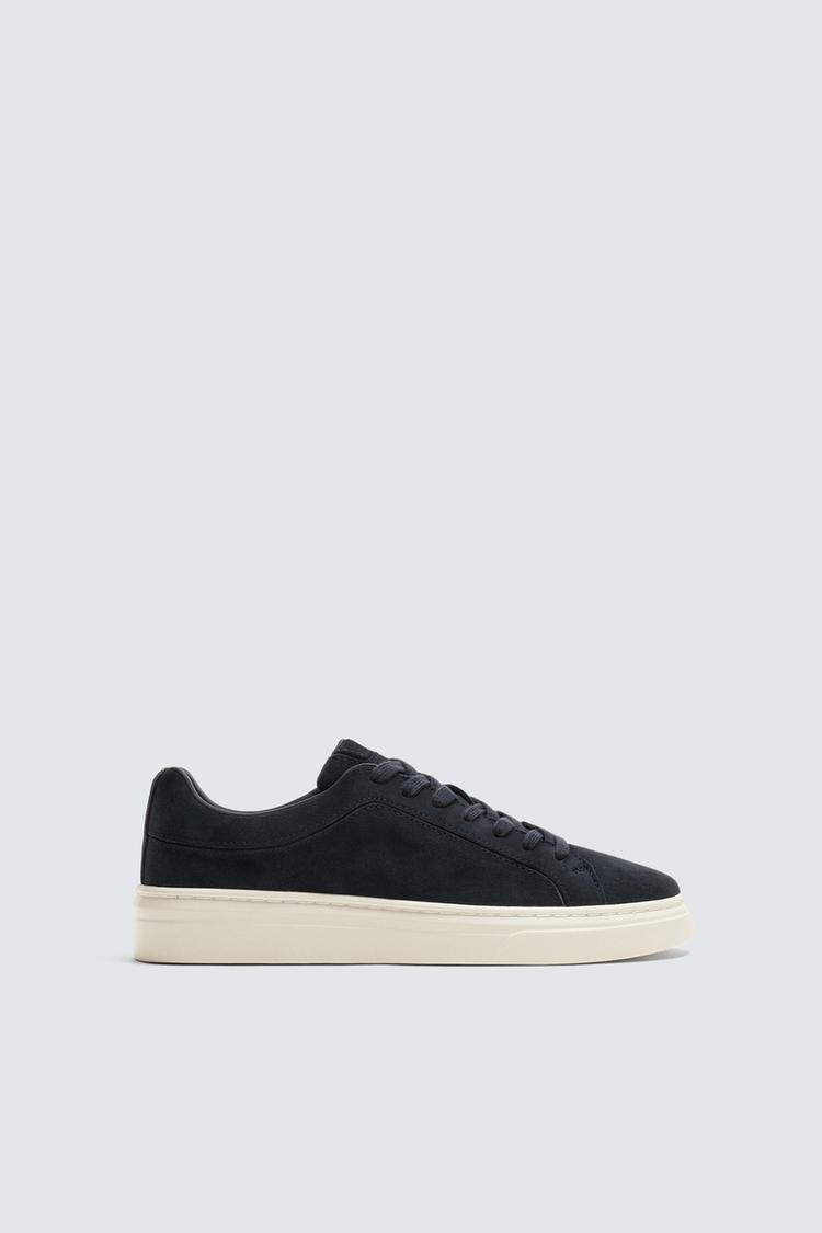 Zara Navy Court Sneaker