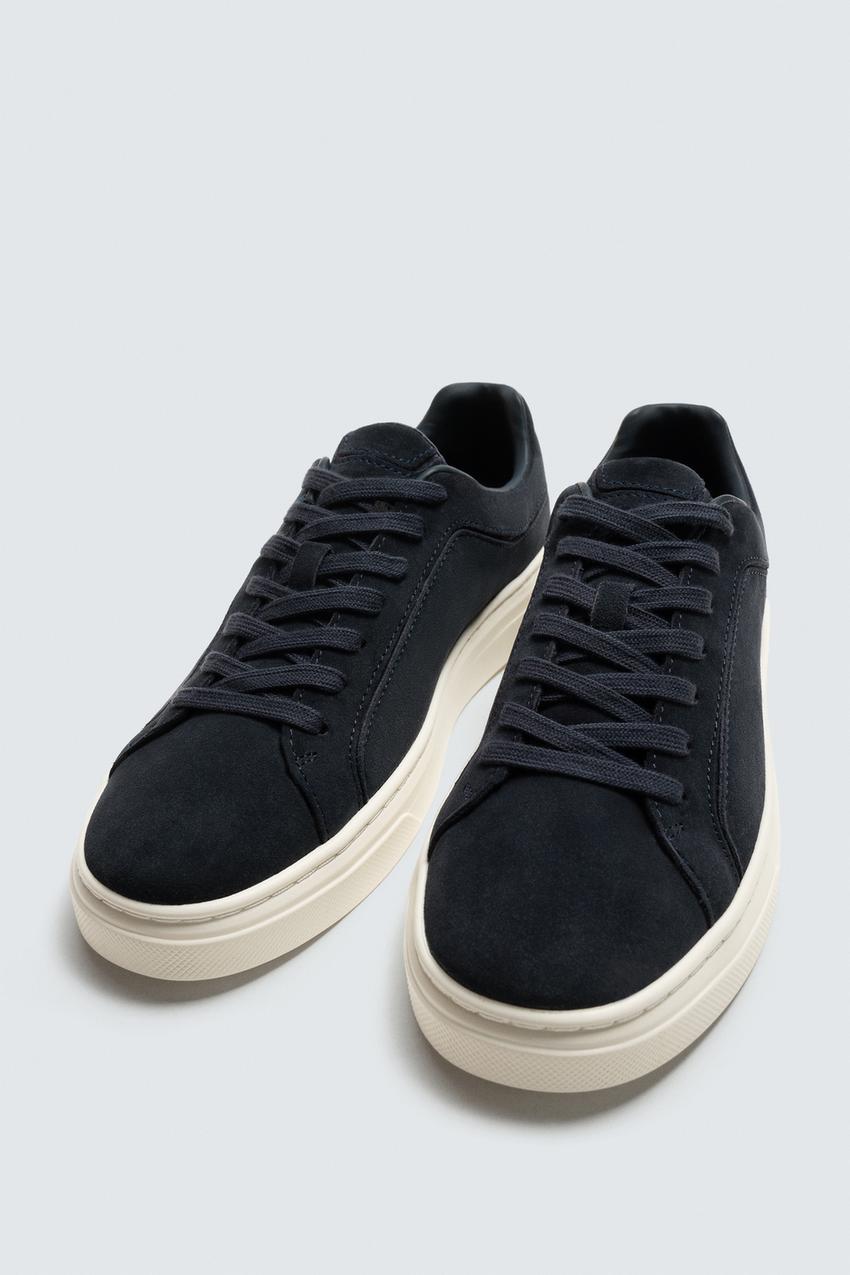 Zara Navy Court Sneaker