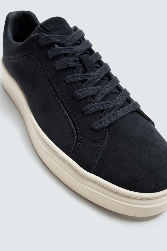Zara Navy Court Sneaker