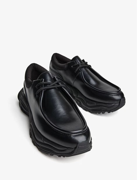 Black Leather sneakers