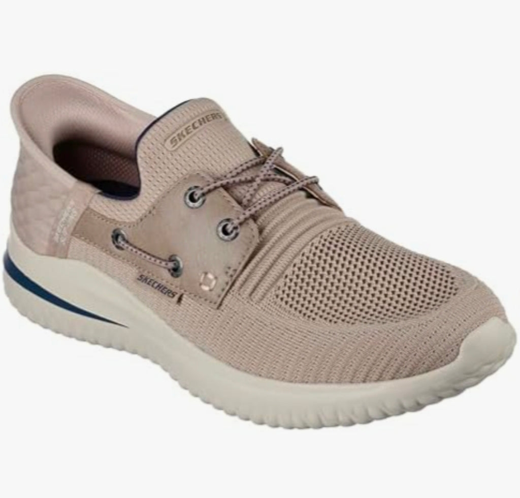 Skechers Taupe Mesh Sneaker       (63-c)