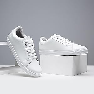 Zara White Leather Court Sneaker    (7-B)