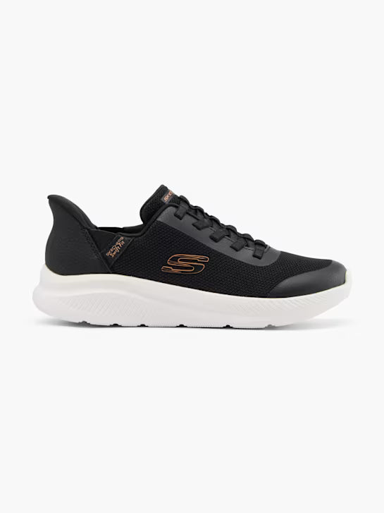 Skechers Black Mesh Lace-Up Runner