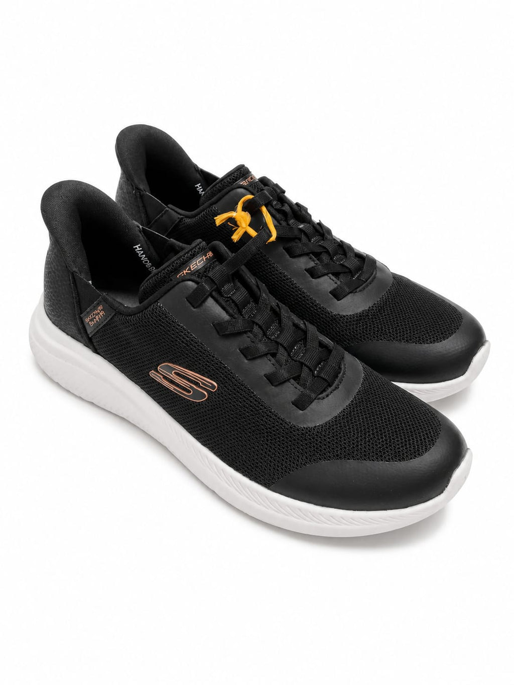 Skechers Black Mesh Lace-Up Runner