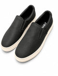 ZARA Leather Slip-On Sneaker – Black